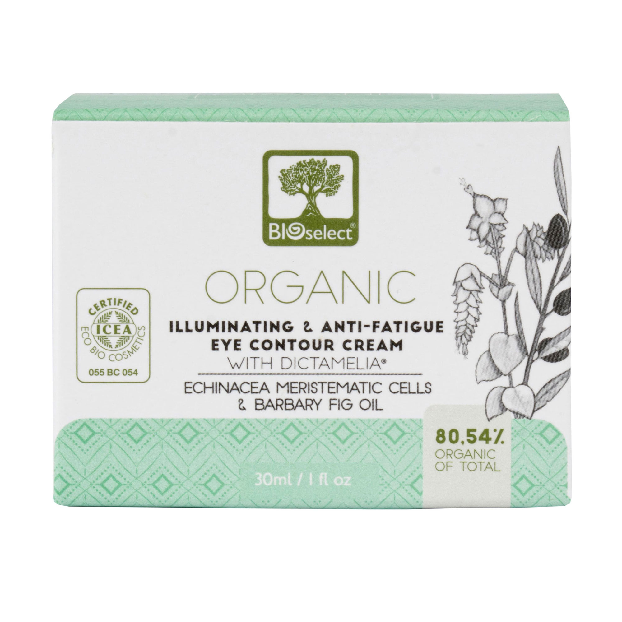 Крем проти втоми для шкіри навколо очей BIOselect Illuminating &amp; Anti-Fating Eye Contour Cream, 30 мл
